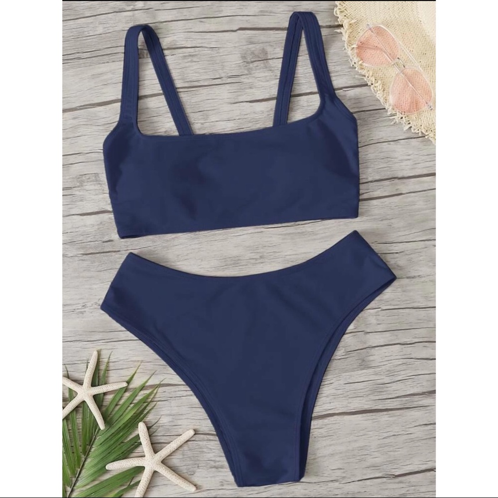 Square Neck Bikini Swimsuit